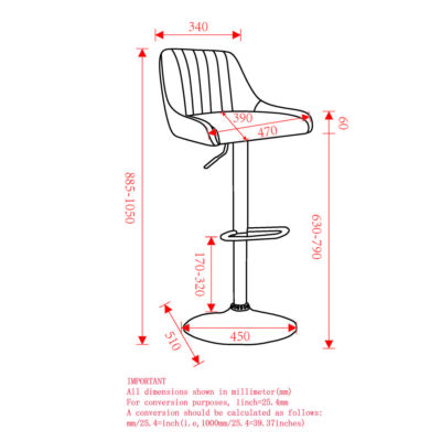 Kron Adjustable Height Air-Lift Swivel Stool, Set of 2, in White Faux Leather 203-574PUWT 203 574PUWT LD