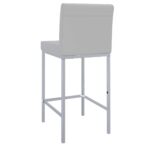 Porto 26" Counter Stool, Set of 2 in Grey and Chrome 203-576GY 203 576GY 2