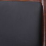 Hudson 26" Counter Stool with Swivel in Black Faux Leather and Walnut 203-582PUBK 203 582PUBK 6