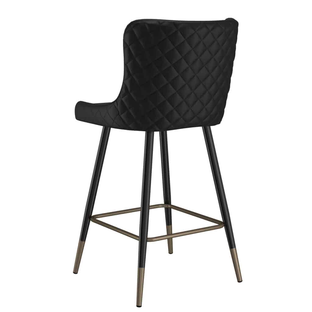 Xander 26" Counter Stool, Set of 2, in Black - Image 3