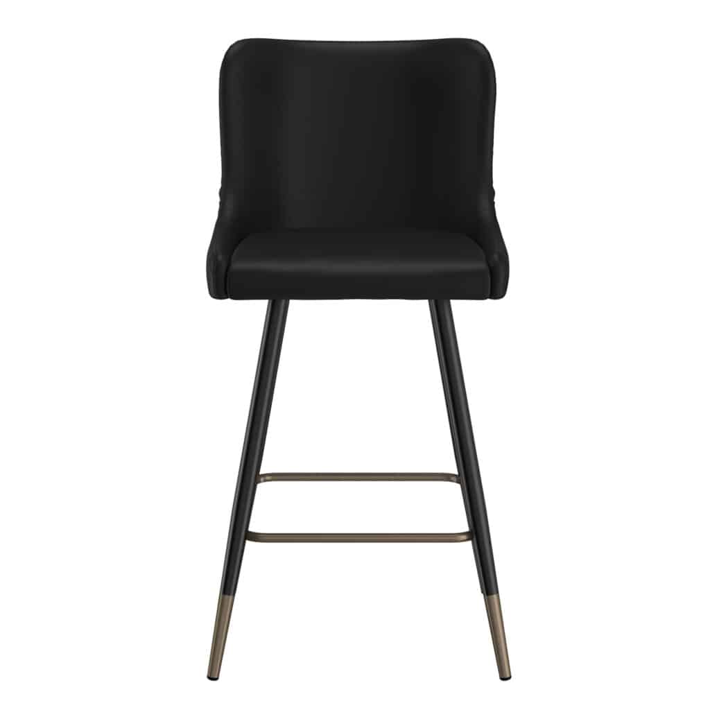 Xander 26" Counter Stool, Set of 2, in Black - Image 4