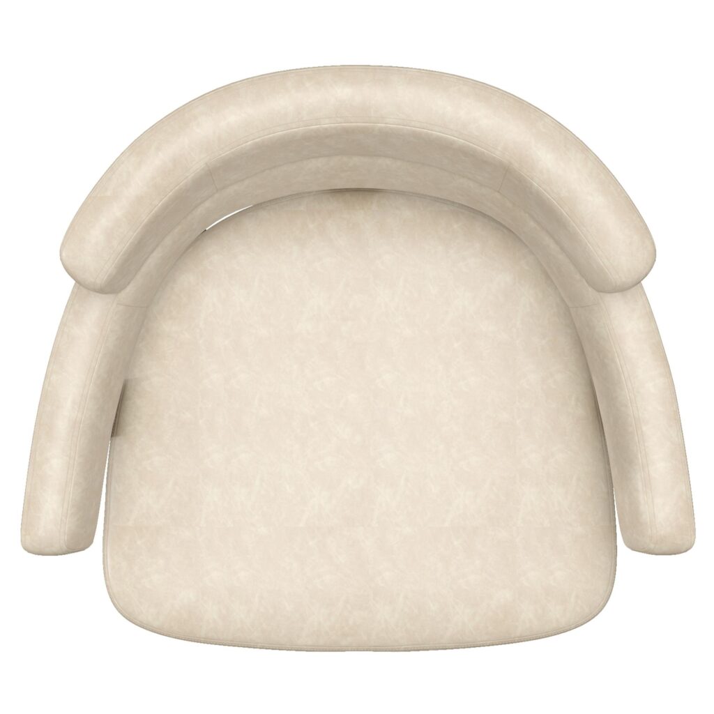 Oberon 26" Counter Stool with Swivel, set of 2 in Vintage Ivory and Aged Gold - Image 6