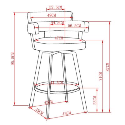 Oberon 26" Counter Stool with Swivel, set of 2 in Vintage Ivory and Aged Gold 15 Oberon 26" Counter Stool with Swivel, set of 2 in Vintage Ivory and Aged Gold 203-646IV 203 646IV LD
