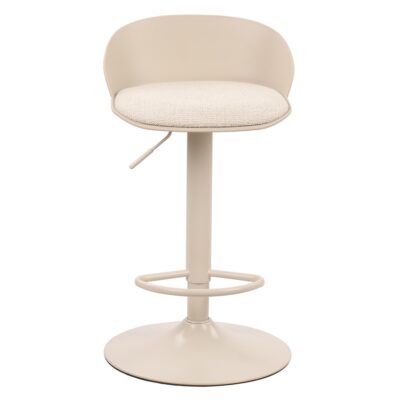 Mabel Adjustable Air-Lift Stool, Set of 2 in Beige 203-686BEG 203 686BEG 4