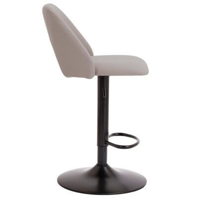 Adler Adjustable Height Stool, set of 2 in Beige and Black 203-878BEG 203 878BEG 3