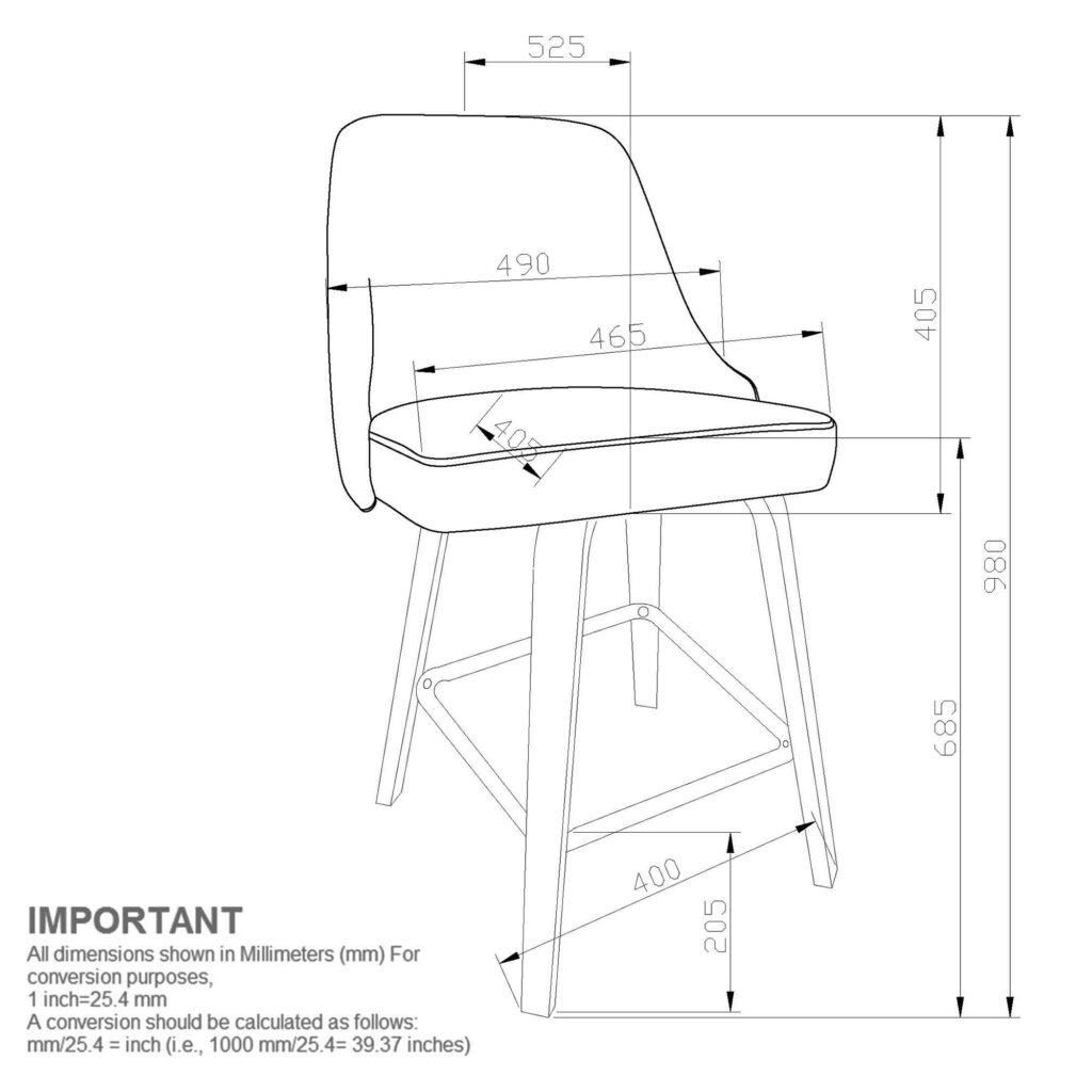 Oakley 26" Counter Stool w/Swivel, Set of 2 in Ivory & Whitewashed - Image 8