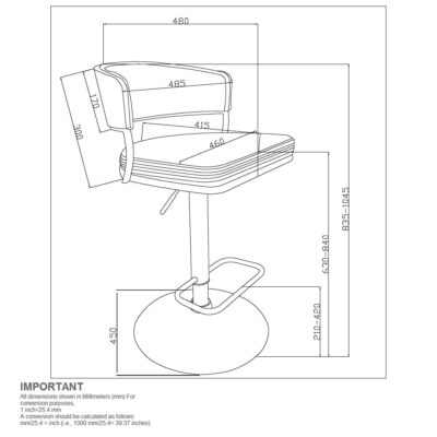 Kazan Adjustable Air-Lift Stool, Set of 2 in Dark Beige Performance Fabric & Black Metal 203-904DKB 203 904DKB LD