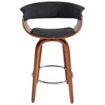 Holt 26" Counter Stool in Charcoal and Walnut 203-981CH 203 981CH 3