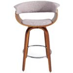 Holt 26" Counter Stool in Grey and Walnut 203-981GY 203 981GY 3