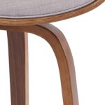 Holt 26" Counter Stool in Grey and Walnut 203-981GY 203 981GY 4