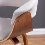 Holt 26" Counter Stool in Grey and Walnut 203-981GY 203 981GY 5