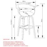 Holt 26" Counter Stool in Grey and Walnut 203-981GY 203 981GY LD