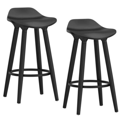 Trex 26" Counter Stool, Set of 2 in Black 203-990BK 203 990BK 6