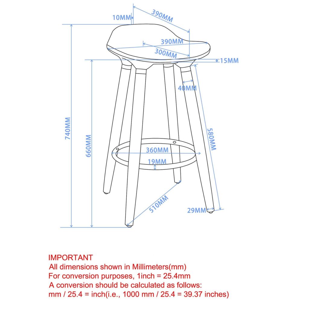 Trex 26" Counter Stool, Set of 2 in White and Natural - Image 8