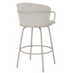Kalani 26" Counter Stool w/Swivel, Set of 2 in Beige & Black 203-995BG 203 995BG 2