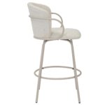 Kalani 26" Counter Stool w/Swivel, Set of 2 in Beige & Black 203-995BG 203 995BG 3