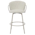 Kalani 26" Counter Stool w/Swivel, Set of 2 in Beige & Black 203-995BG 203 995BG 4