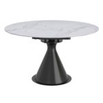 Calisto/Scarlet 5pc Dining Set in White Table with Ivory Chair 207-110WT_108IV 207 110WT 108IV 1