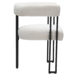 Calisto/Scarlet 5pc Dining Set in White Table with Ivory Chair 207-110WT_108IV 207 110WT 108IV 8