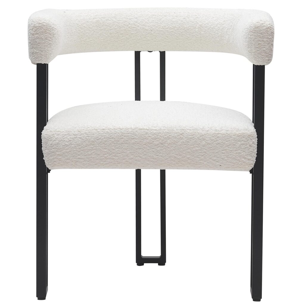 Calisto/Scarlet 5pc Dining Set in White Table with Ivory Chair - Image 10