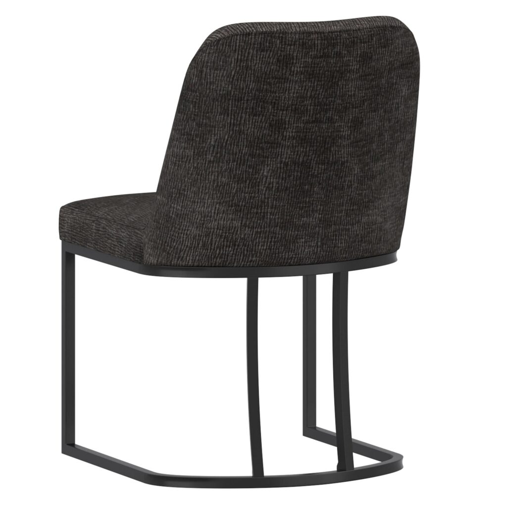 Julius/Dario 7pc Dining Set in White Table with Charcoal Chair - Image 8