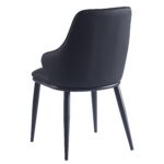 Godiva/Kash 5pc Dining Set in Grey with Black Chair 207-142GY_084BLK 207 142GY 084BLK 6