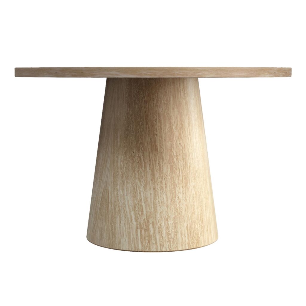 Godiva/Koda 5pc Dining Set in Ivory with Beige Chair - Image 3