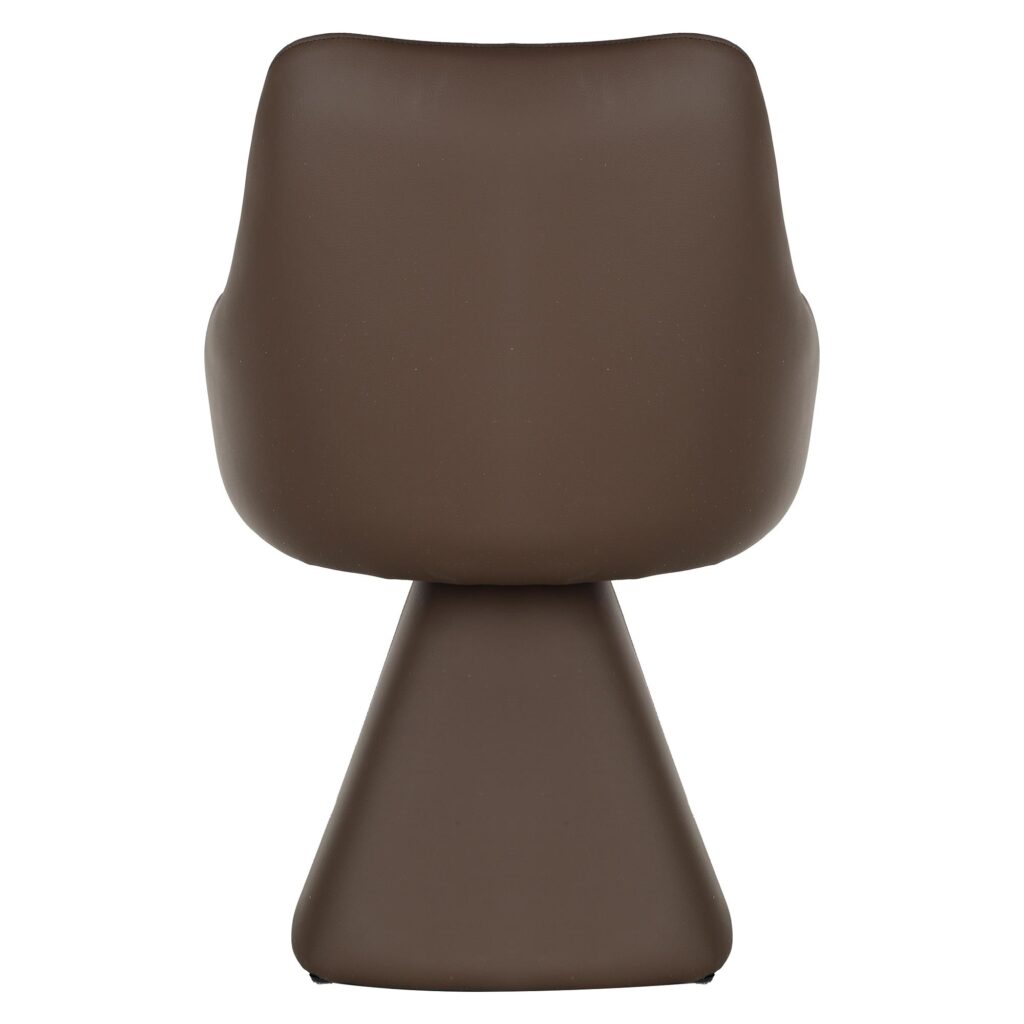 Godiva/Caprese 5pc Dining Set - Ivory Table with Brown Chair - Image 9