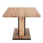 Forna/Cortez 7pc Dining Set in Natural Table with Black Chair 207-161NAT_081BLK_BK 207 161NAT 081BLK BK 3