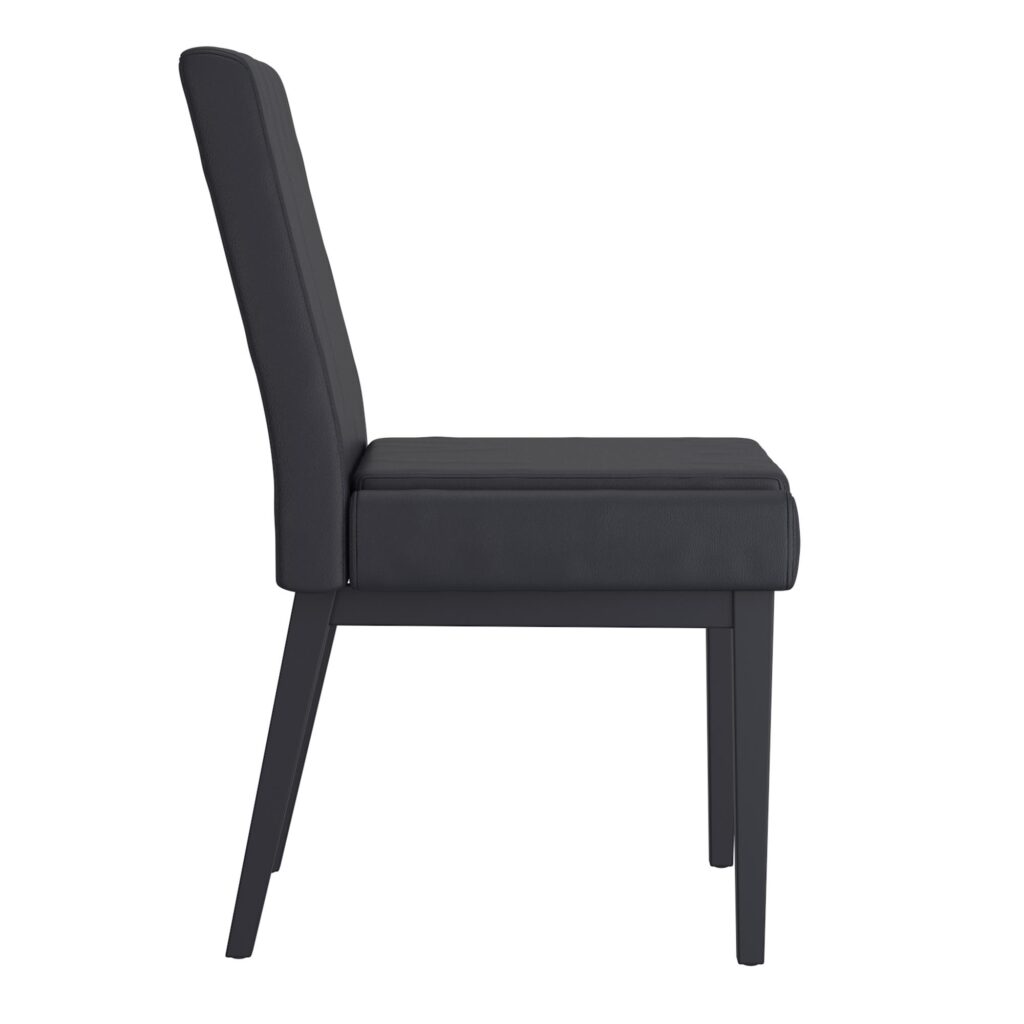 Forna/Cortez 7pc Dining Set in Natural Table with Black Chair - Image 9