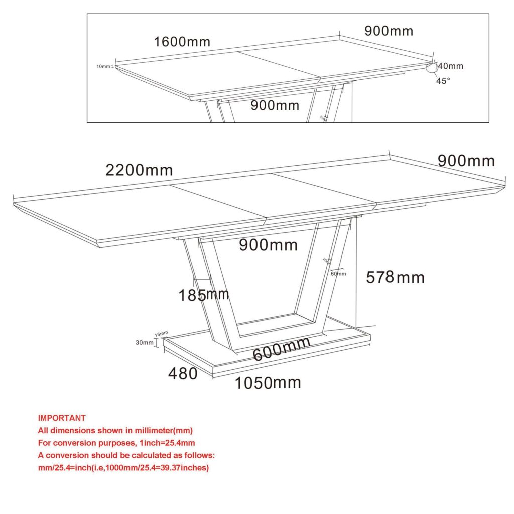 Forna/Cortez 7pc Dining Set in Natural Table with Black Chair - Image 12