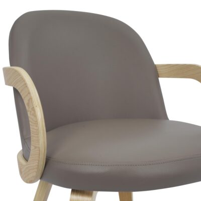 Thalia and Celest 5pc Dining Set - Ivory and Travertine Table and Dark Taupe Chairs 21 Thalia and Celest 5pc Dining Set - Ivory and Travertine Table and Dark Taupe Chairs 207-246_911DTP 207 246 911DTP 9