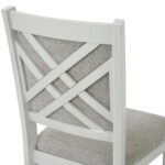 Samuel 5pc Dining set in Whitewash 207-280DT-WT 207 280DT WT 6