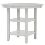 Samuel 5pc Pub set in Whitewash 207-280PB-WT 207 280PB WT 2