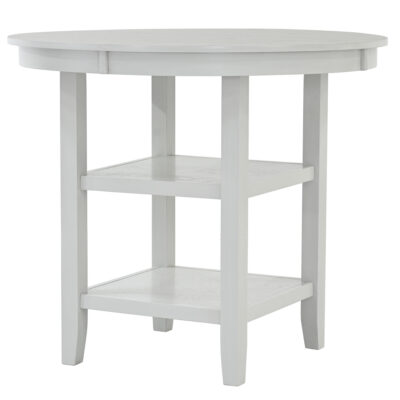 Samuel 5pc Pub set in Whitewash 207-280PB-WT 207 280PB WT 2