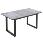 Gavin/Brodi 7pc Dining Set in Black Table with Beige Chair 207-360BK_138BEG 207 360BK 138BEG 3