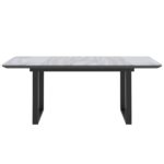 Gavin/Brodi 7pc Dining Set in Black Table with Beige Chair 207-360BK_138BEG 207 360BK 138BEG 4