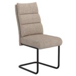 Gavin/Brodi 7pc Dining Set in Black Table with Beige Chair 207-360BK_138BEG 207 360BK 138BEG 6