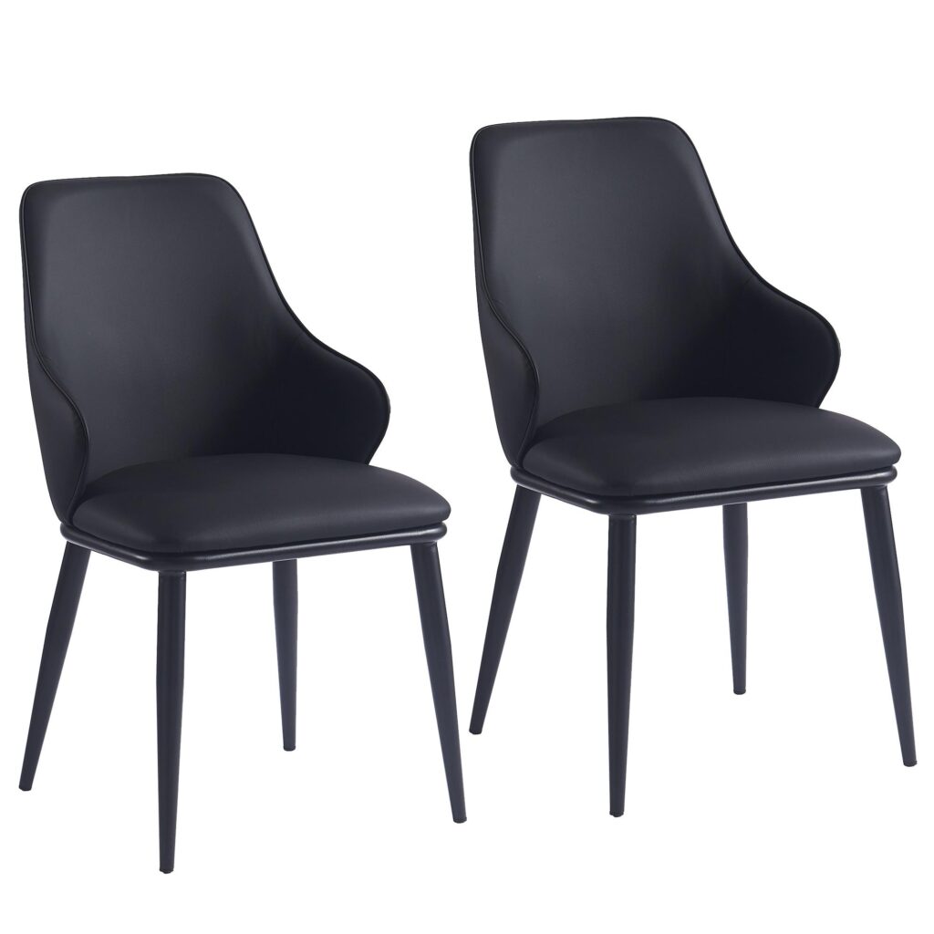 Gavin/Kash 7pc Dining Set in Black with Black Chair - Image 10
