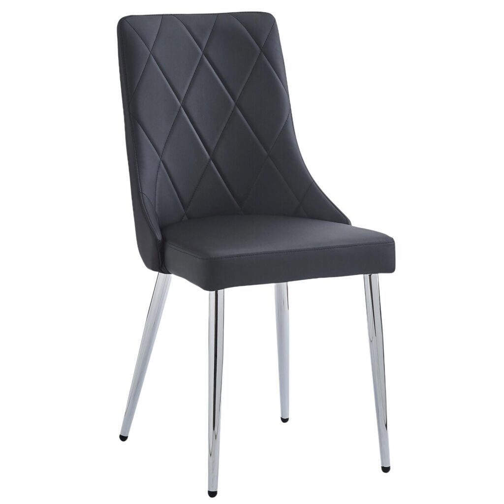 Gavin/Devo 7pc Dining Set in Black with Black Chair - Image 7