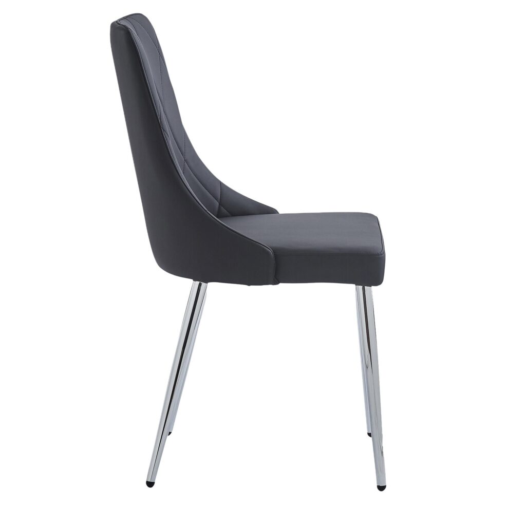 Gavin/Devo 7pc Dining Set in Black with Black Chair - Image 9