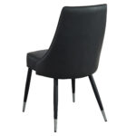 Franco/Silvano 5pc Dining Set in Black with Vintage Grey Chair 207-454BK/429GY 207 454BK 429GY 4