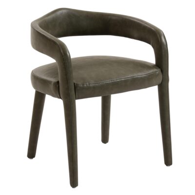 Advik and Caden 7pc Dining Set - Walnut Table and Moss Chairs 207-455WAL_993MOS 207 455WAL 993MOS 6