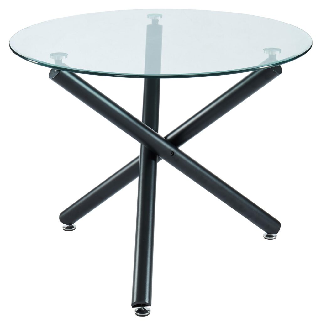 Suzette/Zuni 5pc Dining Set in Black with Black Chair - Image 5
