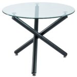Suzette/Zuni 5pc Dining Set in Black with Black Chair 207-476_581PUBK 207 476 581PUBK 4