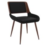 Suzette/Hudson 5pc Dining Set in Black with Black Chair 207-476_582PUBK 207 476 582PUBK 5