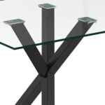 Stark/Archer 7pc Dining Set in Black with Charcoal Chair 207-535BK_089CH 207 535BK 089CH 4
