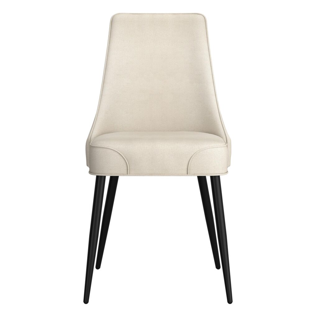 Stark/Koda 7pc Dining Set in Walnut Table with Beige Chair - Image 9
