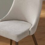 Stark/Cora 7pc Dining Set in Walnut with Beige Chair 207-535WL/182BG 207 535WL 182BG 5