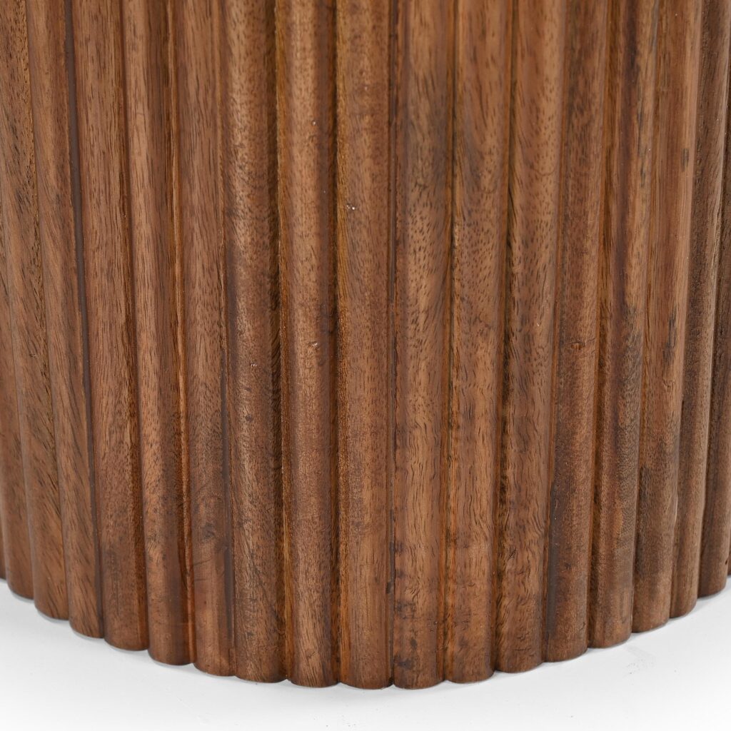 Jilsa/Scarlet 5pc Dining Set - Walnut Table with Saddle Chair - Image 6